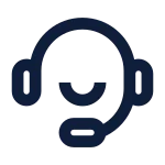 System Customer Service Line SVG Icon